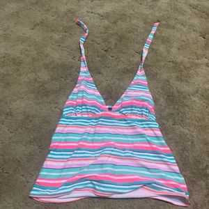 Halter swim top